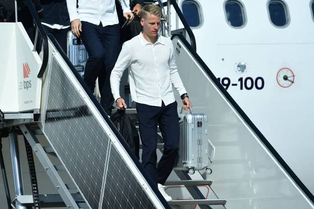 Dortmund Airport welcomes the German national team The German national team arriving at Dortmund Airport Chris Jan Führich Germany xRx