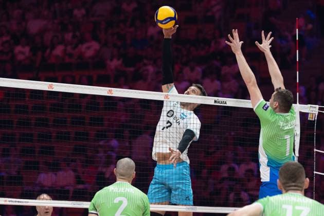 Volleyball, Nations League, Slovenia - Argentina