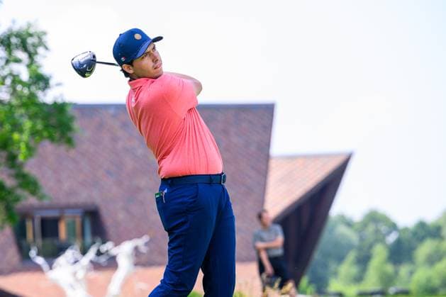European Amateur Championship Third Round 28 06 24, Farum, Denmark DE LA FUENTE, Santiago European Amateur Championship Third Round 28 06 24 Farum, Denmark 28 June, 2024 Farum Denmark Copyright: xMichaelxBarrettxBoesenx