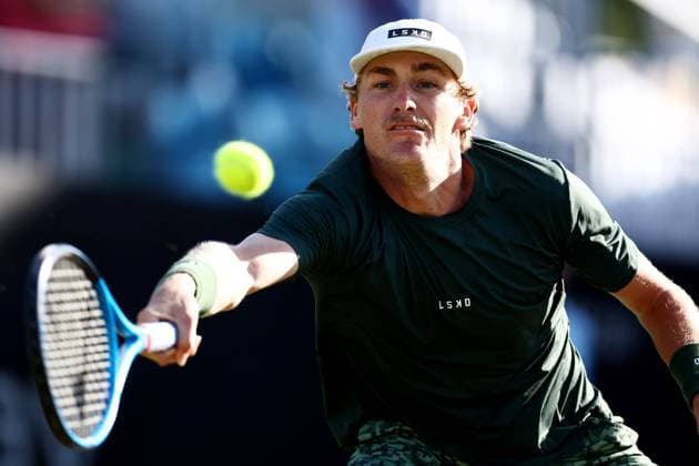 Max Purcell of Australia during their Semi Final match. Rothesay International Eastbourne, Day 6, Tennis, Devonshire Park, Eastbourne, UK - 28 June 2024  Copyright: xJamesxMarsh Shutterstockx 14555507do