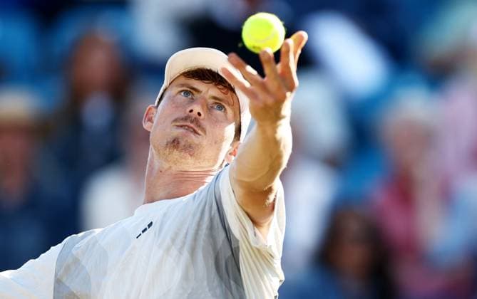 Billy Harris of Great Britain during their Semi Final match. Rothesay International Eastbourne, Day 6, Tennis, Devonshire Park, Eastbourne, UK - 28 June 2024  Copyright: xJamesxMarsh Shutterstockx 14555507dt