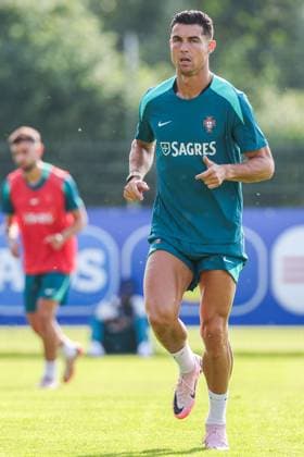 EM 2024 Portugal training in Marienfeld on 28 06 2024 Portugal players during training, including Cristiano Ronaldo 7, Portugal MH
