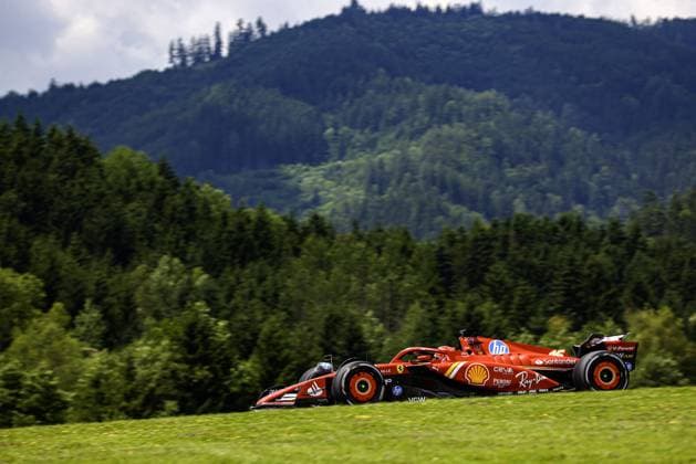 Formula 1 Championship - Formula 1 Qatar Airways Austrian Grand Prix 2024 - Practice 1 Charles Leclerc (MON) - Scuderia Ferrari - Ferrari SF-24 - Ferrari during Free Practice 1 of Formula 1 Qatar Airways Austrian Grand Prix 2024, RedBull Ring, Spielberg, Austria 28th June 2024 Austria Austria  Copyright: xIPAxSport ABACAx