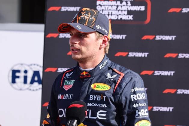1 Max Verstappen Oracle Red Bull Racing, 01 , Interview, Sprint Qualifying, AUT, Austria, Formula 1 World Championship, Austrian Grand Prix, 28 06 2024 AUT, Formula 1, Red Bull Ring, Austrian Grand Prix Spielberg Copyright: xEibner-Pressefoto Grafx EP_AGF