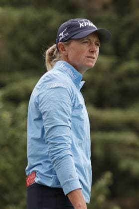 MIDLAND, MI - JUNE 28: LPGA, Golf Damen golfer Stacy Lewis waits on the 4th tee during the second round of the LPGA Dow Championship on June 28, 2024, at Midland Country Club in Midland, Michigan. (Photo by Brian Spurlock Icon Sportswire) GOLF: JUN 28 LPGA Dow Championship EDITORIAL USE ONLY Icon24062876