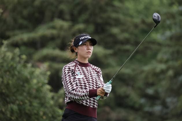 MIDLAND, MI - JUNE 28: LPGA, Golf Damen golfer Lydia Ko plays her tee shot on the 4th hole during the second round of the LPGA Dow Championship on June 28, 2024, at Midland Country Club in Midland, Michigan. (Photo by Brian Spurlock Icon Sportswire) GOLF: JUN 28 LPGA Dow Championship EDITORIAL USE ONLY Icon24062895