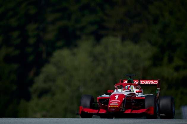 F1 Grand Prix of Austria - Sprint Race Dino Beganovic of Sweden and PREMA Racing (1) drives on track during the Sprint Race ahead the F1 Grand Prix of Austria at Red Bull Ring on June 29, 2024, in Spielberg, Austria. Spielberg Red Bull Ring Spielberg Austria RL_GPF1AT24_00581 Copyright: xRicardoxLarreinax