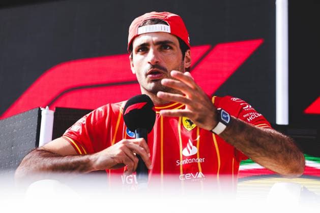 FORMULA 1 - GP of Austria 2024 SPIELBERG,AUSTRIA,29.JUN.24 - MOTORSPORTS, FORMULA 1 - Grand Prix of Austria, Red Bull Ring, preview. Image shows Carlos Sainz (ESP Ferrari).  GEPAxpictures xDanielxGoetzhaber