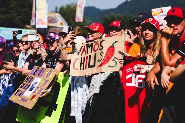 FORMULA 1 - GP of Austria 2024 SPIELBERG,AUSTRIA,29.JUN.24 - MOTORSPORTS, FORMULA 1 - Grand Prix of Austria, Red Bull Ring, preview. Image shows fans.  GEPAxpictures xDanielxGoetzhaber