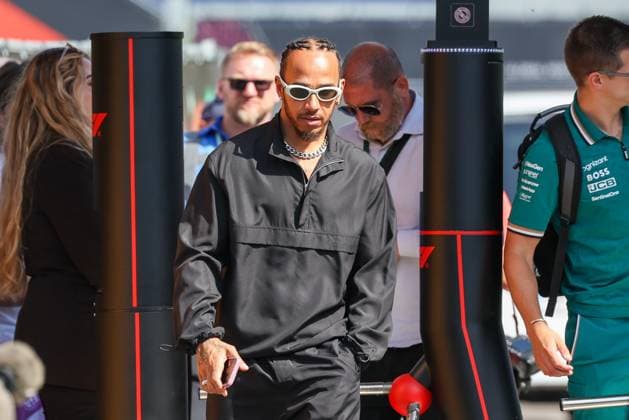 Arrival at the paddock, Lewis Hamilton Mercedes AMG , Sprint, Grand Prix of Austria, Motorsport, Men, Formula 1, 29 06 2024 Spielberg Styria Austria Copyright: xkolbert-press ChristianxKolbertx
