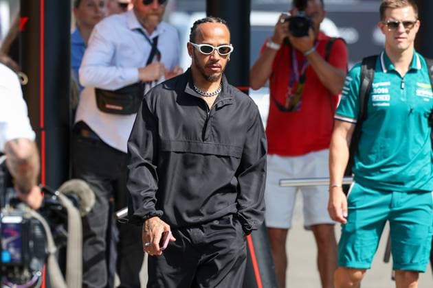 Arrival at the paddock, Lewis Hamilton Mercedes AMG , Sprint, Grand Prix of Austria, Motorsport, Men, Formula 1, 29 06 2024 Spielberg Styria Austria Copyright: xkolbert-press ChristianxKolbertx