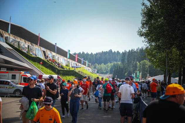 Public Tifosi Fan Grandstand during the Austrian GP, Spielberg 27-30 June 2024, Formula 1 World Championship, WM, Weltmeisterschaft 2024.  Copyright: xFedericoxBasile IPAxSportx xipa-x xx IPA_47588702 IPA_Agency_IPA47588702