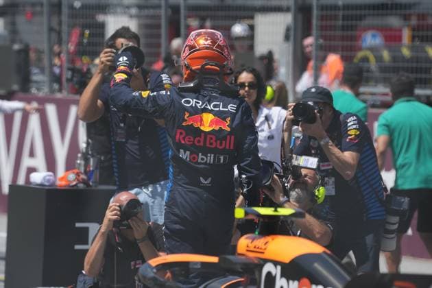Formula 1 Austrian Grand Prix 2024 29 06 2024, Red Bull Ring, Spielberg, Formula 1 Austrian Grand Prix 2024 , in the picture winner Max Verstappen NLD , Oracle Red Bull Racing nordphotoxGmbHx xBratic nph00250