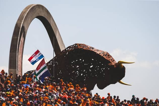 FORMULA 1 - GP of Austria 2024 SPIELBERG,AUSTRIA,29.JUN.24 - MOTORSPORTS, FORMULA 1 - Grand Prix of Austria, Red Bull Ring, sprint race. Image shows fans and the iron bull.  GEPAxpictures xDanielxGoetzhaber