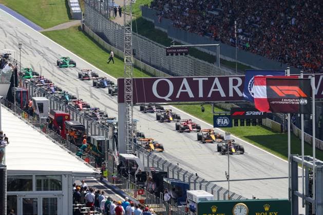 Starting grid, Starting Grid, Sprint, Austrian Grand Prix, Motorsport, Men, Formula 1, 29 06 2024 Spielberg Styria Austria Copyright: xkolbert-press ChristianxKolbertx