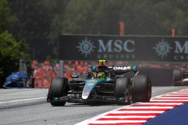 44 Lewis Hamilton (GBR) MERCEDES-AMG PETRONAS F1 TEAM during the sprint race of the F1 QATAR AIRWAYS AUSTRIAN GRAND PRIX 2024 from 28 to 30 of june @FOTO RACINGPICTURE during Formula 1 Qatar Airways Austrian Grand Prix 2024 - Sprint Race, Formula 1 Championship in Austria, Austria, June 29 2024  Copyright: xGiancarloxCattagni IPAxSportx xix xx IPA_47592156 IPA_Agency_IPA47592156