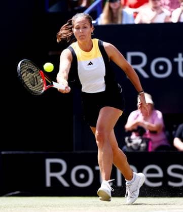 Daria Kasatkina during the Women s Singles Final. Rothesay International Eastbourne, Day 7, Tennis, Devonshire Park, Eastbourne, UK - 29 June 2024  Copyright: xJamesxMarsh Shutterstockx 14555509t