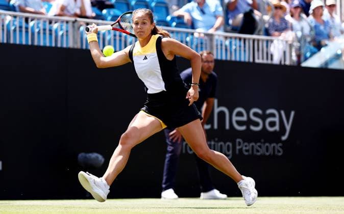 Daria Kasatkina during the Women s Singles Final. Rothesay International Eastbourne, Day 7, Tennis, Devonshire Park, Eastbourne, UK - 29 June 2024  Copyright: xJamesxMarsh Shutterstockx 14555509r