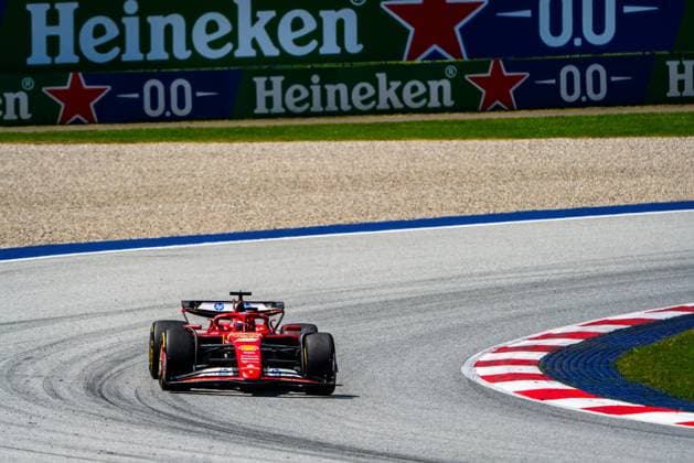 June 29, 2024, Imola, Imola, Italy: Scuderia Ferrari HP s monegasque driver Charles Leclerc competes during the sprint race at the Formula one Austrian Grand Prix Imola Italy - ZUMAm264 20240629_znp_m264_012 Copyright: xLucaxMartinix
