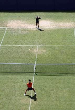 29th June 2024; Devonshire Park, Eastbourne, East Sussex, England: Rothesay International Eastbourne, Day 6, Leylah Fernadez (CAN) practices ahead of the match against Daria Kasatkina in the womens singles final match  ActionPlus12661409 HongboxChen