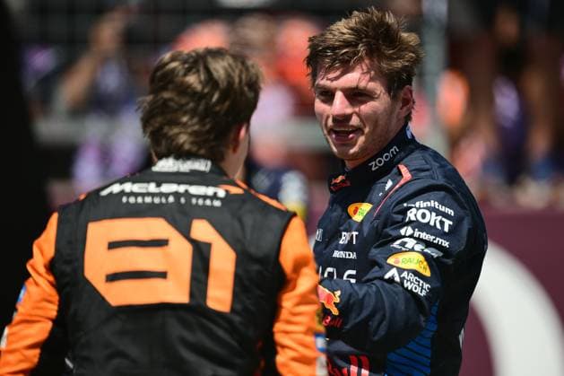 F1 Grand Prix of Austria - Sprint & Qualifying Max Verstappen of Red Bull Racing Honda is celebrating during the sprint race of the Austrian GP, the 11th round of the Formula 1 World Championship, WM, Weltmeisterschaft 2024, in Red Bull Ring, Spielberg Bei Knittenfeld, Stirya, Austria, on June 29, 2024. Spielberg Bei Knittenfeld Stirya Austria  Copyright: xAndreaxDiodatox originalFilename:diodato-notitle240629_np0Lf.jpg
