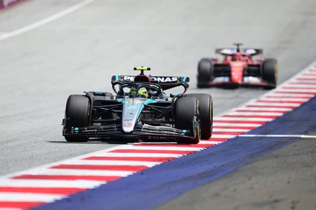 F1 Grand Prix of Austria - Sprint & Qualifying Lewis Hamilton of Mercedes-AMG Petronas F1 Team is driving his single-seater during the sprint race of the Austrian GP, the 11th round of the Formula 1 World Championship, WM, Weltmeisterschaft 2024, in Red Bull Ring, Spielberg Bei Knittenfeld, Stirya, Austria, on June 29, 2024. Spielberg Bei Knittenfeld Stirya Austria  Copyright: xAndreaxDiodatox originalFilename:diodato-notitle240629_npScC.jpg
