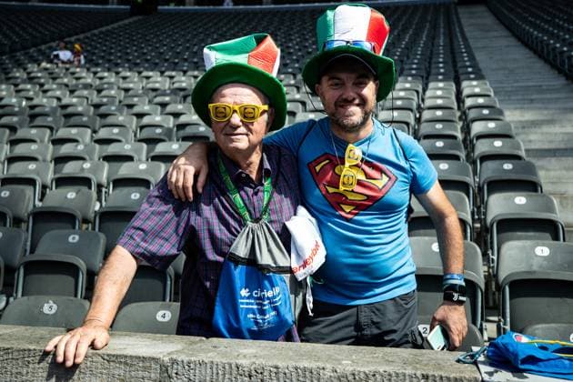 UEFA EURO 2024 Switzerland Italy 29 06 2024 Fans of Italy until the start of the match UEFA EURO 2024 Switzerland Italy Olympiastadion, Berlin 29 06 2024 Copyright: xBEAUTIFULxSPORTS Buriakovx