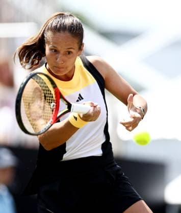 Daria Kasatkina during the Women s Singles Final. Rothesay International Eastbourne, Day 7, Tennis, Devonshire Park, Eastbourne, UK - 29 June 2024  Copyright: xJamesxMarsh Shutterstockx 14555509ba