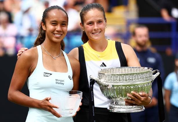 Tennis, WTA-Turnier in Eastbourne, Final, Kasatkina - Fernandez