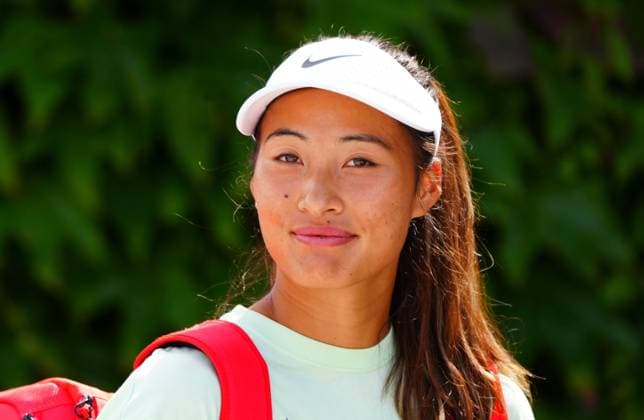 Qinwen Zheng arrives for practice Wimbledon Tennis Championships, Practice and Previews, The All England Lawn Tennis and Croquet Club, London, UK - 29 Jun 2024  Copyright: xJavierxGarcia Shutterstockx 14560180bu