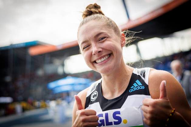 Bilder des Jahres 2024, Sport 06 Juni Sport Themen der Woche KW26 Sport Bilder des Tages Deutsche Leichtathletik-Meisterschaften; Braunschweig, 29.06.2024 Gina Lückenkemper (SCC Berlin) gewinnt die 100m und wird Deutsche Meisterin über 100m; Deutsche Leichtathletik-Meisterschaften am 29.06.2024 im Eintracht-Stadion, Braunschweig (Niedersachsen). *** German Athletics Championships Braunschweig, 29 06 2024 Gina Lückenkemper SCC Berlin wins the 100m and becomes German Champion over 100m German Athletics Championships on 29 06 2024 at Eintracht Stadium, Braunschweig Lower Saxony Copyright: xBEAUTIFULxSPORTS AxelxKohringx