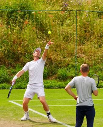 Andy Murray practices Wimbledon Tennis Championships, Practice and Previews, The All England Lawn Tennis and Croquet Club, London, UK - 29 Jun 2024  Copyright: xJavierxGarcia Shutterstockx 14560180cq