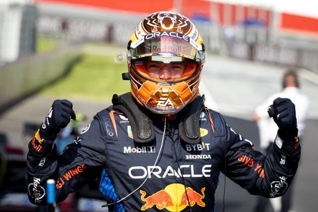 SPIELBERG - Max Verstappen (Red Bull Racing) reacts after qualifying on the Red Bull Ring race circuit for the Austrian Grand Prix. ANP SEM VAN DER WAL xVIxANPxSportx xxANPxIVx 502339838 originalFilename: 502339838.jpg