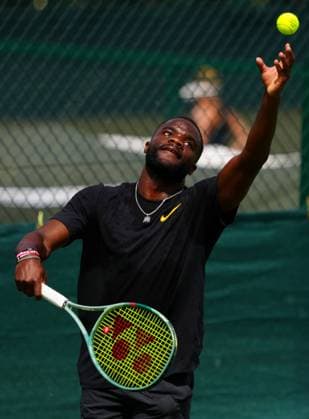 Frances Tiafoe practices Wimbledon Tennis Championships, Practice and Previews, The All England Lawn Tennis and Croquet Club, London, UK - 29 Jun 2024  Copyright: xJavierxGarcia Shutterstockx 14560180di