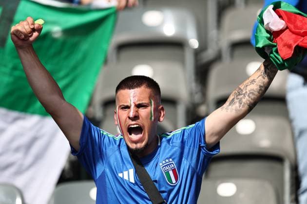 Berlino (Germania) 29 06 2024 - Euro 2024 Svizzera-Italia foto Image nella foto: tifosi Italia 