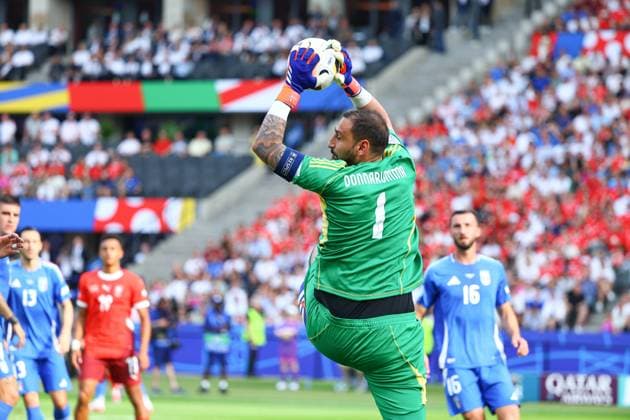 2024.06.29 Berlin Pilka nozna Reprezentacja Mistrzostwa Europy EURO 2024 Niemcy Szwajcaria - Wlochy N z Gianluigi Donnarumma Foto Pawel Andrachiewicz PressFocus 2024.06.29 Berlin Football European Championships 2024 EURO 2024 Germany Switzerland - Italy Gianluigi Donnarumma Credit: Pawel Andrachiewicz PressFocus NEWSPIX.PL --- Newspix.pl POLAND OUT!  20240629_xPF_PA028