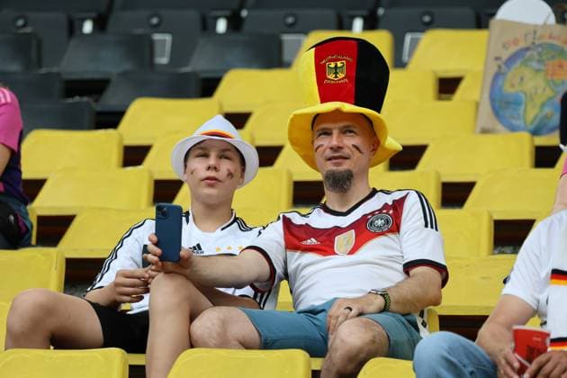 29 06 2024, Football, Men, UEFA European Championship 2024, Round of 16, Germany Denmark, The German fans at Signal Iduna Park Dortmund Signal Iduna Park North Rhine-Westphalia Germany EN Copyright: xSebastianxBachx