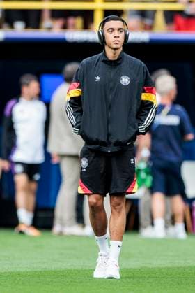 UEFA EURO 2024 Germany Denmark 29 06 2024 Jamal Musiala Germany, 10 at the pitch inspection UEFA EURO 2024 Germany Denmark BVB Stadion Dortmund, Dortmund on 29 06 2024 Copyright: xBEAUTIFULxSPORTS Wunderlx