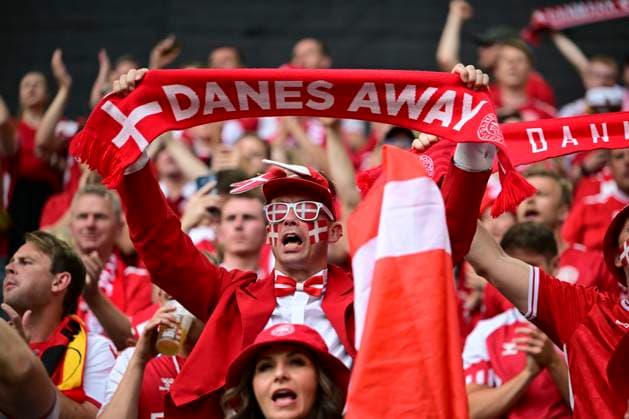 Fans Denmark, Germany vs Denmark, Football, UEFA Euro 2024, Round of 16, 29 06 2024 Dortmund North Rhine-Westphalia Germany Copyright: xkolbert-press MarcxNiemeyerx
