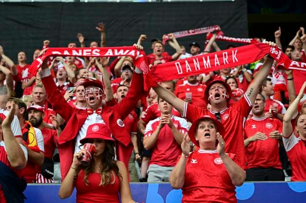 Fans Denmark, Germany vs Denmark, Football, UEFA Euro 2024, Round of 16, 29 06 2024 Dortmund North Rhine-Westphalia Germany Copyright: xkolbert-press MarcxNiemeyerx