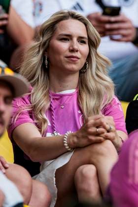 UEFA EURO 2024 Germany Denmark 29 06 2024 Anika Bissel, wife of Manuel Neuer Germany, 1 UEFA EURO 2024 Germany Denmark BVB Stadion Dortmund, Dortmund on 29 06 2024 Copyright: xBEAUTIFULxSPORTS Wunderlx