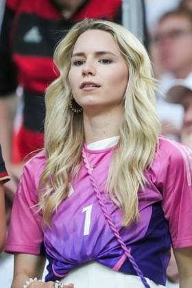 Anika, wife of goalkeeper Manuel Neuer Germany, Germany, 01 Dortmund 29 06 2024 Germany vs Denmark, EURO2024 M37, Round of 16, EM Arena Dortmund
