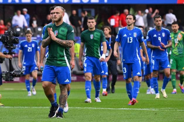 Federico Dimarco of Italy during the UEFA EURO, EM, Europameisterschaft,Fussball 2024 Round of 16 match between Switzerland and Italy at Olympiastadion, June 29, 2024 in Berlin, Germany.  Copyright: xDomenicoxCippitelli IPAxSportx x xx IPA_47599900 IPA_Agency_IPA47599900