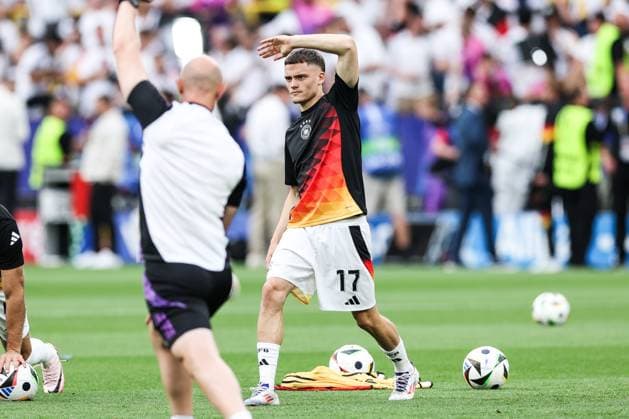 Sport, Football, UEFA EURO 2024 Round of 16 Germany Denmark 29 06 2024, BVB Stadium Dortmund Florian Wirtz Germany, 17 Dortmund BVB Stadium Dortmund North Rhine-Westphalia Germany