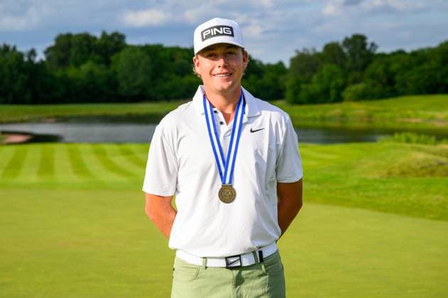 European Amateur Championship Final Round 29 06 24, Farum, Denmark SUMMERHAYS, Preston in third place European Amateur Championship Final Round 29 06 24 Farum, Denmark 29 June, 2024 Farum Denmark Copyright: xMichaelxBarrettxBoesenx