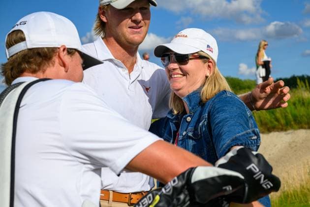 European Amateur Championship Final Round 29 06 24, Farum, Danmark MORRISON, Tommy from the United states wins the tournament after three extra holes Here with SUMMERHAYS, Preston also from the US and started final round as the leader SUMMERHAYS, Preston ended up in third place Here celebrating with Tommys mom European Amateur Championship Final Round 29 06 24 Farum, Danmark 29 June, 2024 extra holes Here with SUMMERHAYS, Preston also from the US and started final round as the leader SUMMERHAYS, Preston ended up in third place Here celebrating with Tommys mom European Amateur Championship Final Round 29 06 24 Farum, Danmark 29 June, 2024 Farum Danmark Copyright: xMichaelxBarrettxBoesenx