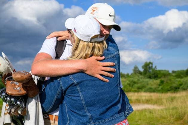 European Amateur Championship Final Round 29 06 24, Farum, Danmark MORRISON, Tommy from the United states wins the tournament after three extra holes Here with his mom European Amateur Championship Final Round 29 06 24 Farum, Danmark 29 June, 2024 Farum Danmark Copyright: xMichaelxBarrettxBoesenx