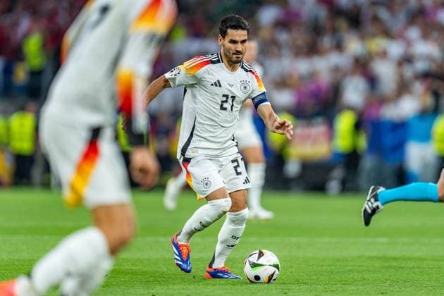 Ilkay Guendogan Germany 21 Germany vs Denmark, Men, Football, Round of 16, EURO 2024, 29 06 2024, European Championship Germany vs Denmark, Men, Football, Round of 16, EURO 2024, 29 06 2024, European Championship Dortmund Copyright: xEibner-Pressefoto BahhoxKarax EP_GER
