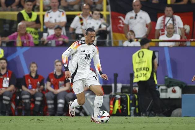 DORTMUND, BVB Stadium, 29-06-2024 , European Football Championship Euro2024, Round of 16 match no.37 between Germany and Denmark. Germany player Leroy Sane Germany - Denmark (Euro2024)  x25631069x Copyright: