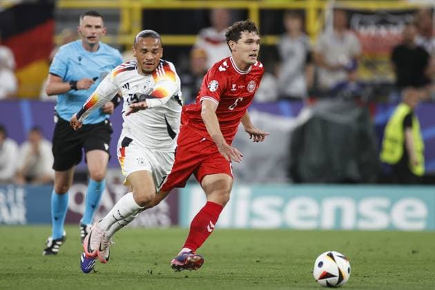 DORTMUND, BVB Stadium, 29-06-2024 , European Football Championship Euro2024, Round of 16 match no.37 between Germany and Denmark. Denmark player Andreas Christensen Germany - Denmark (Euro2024)  x25631097x Copyright: